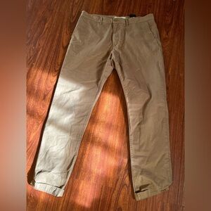 H&M khaki slim cut waist size 36